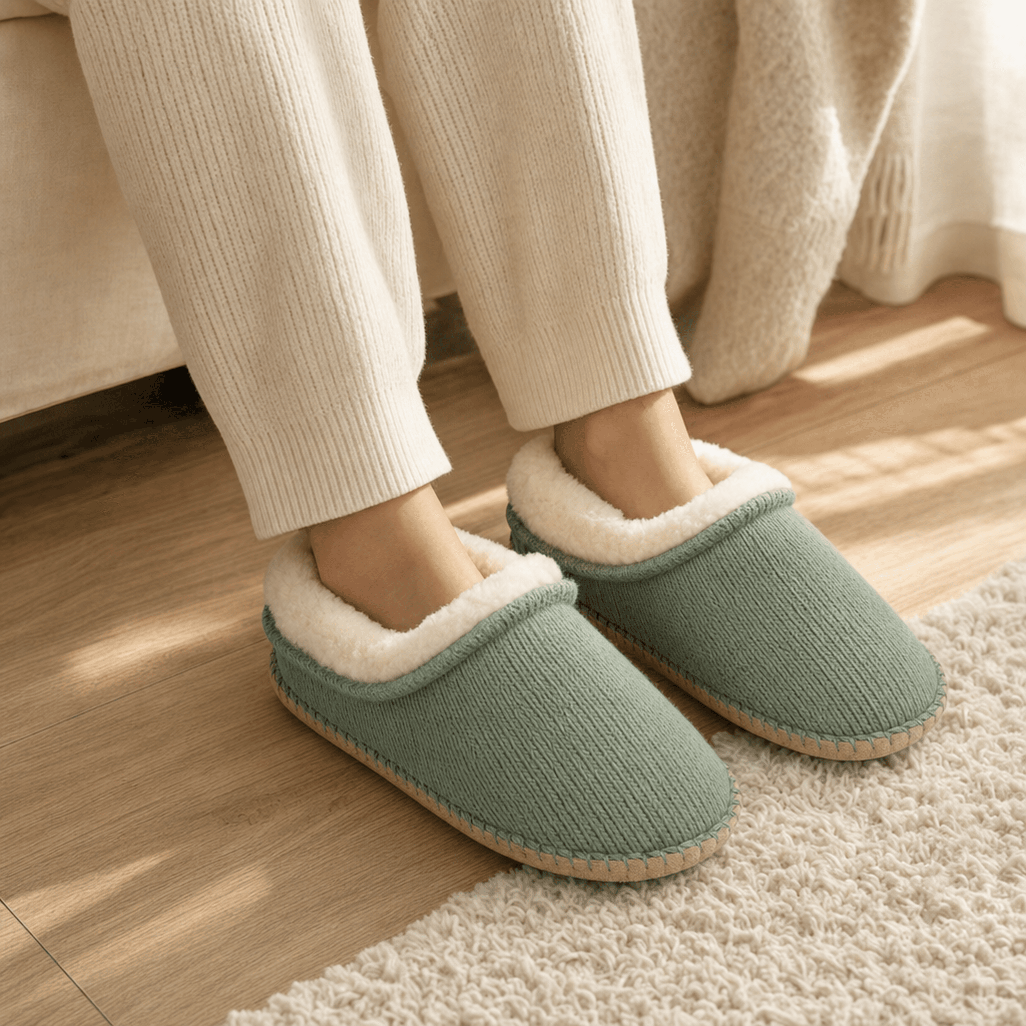 Sage Soft Sole Slippers — alternate view
