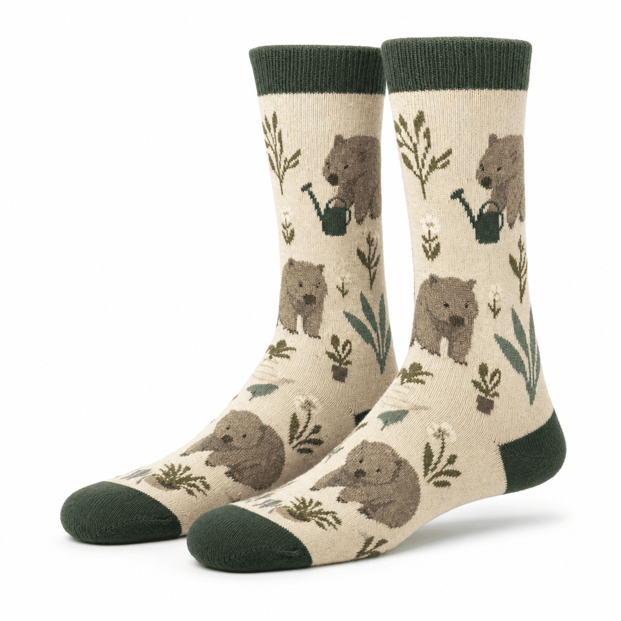 Wombat Garden Socks