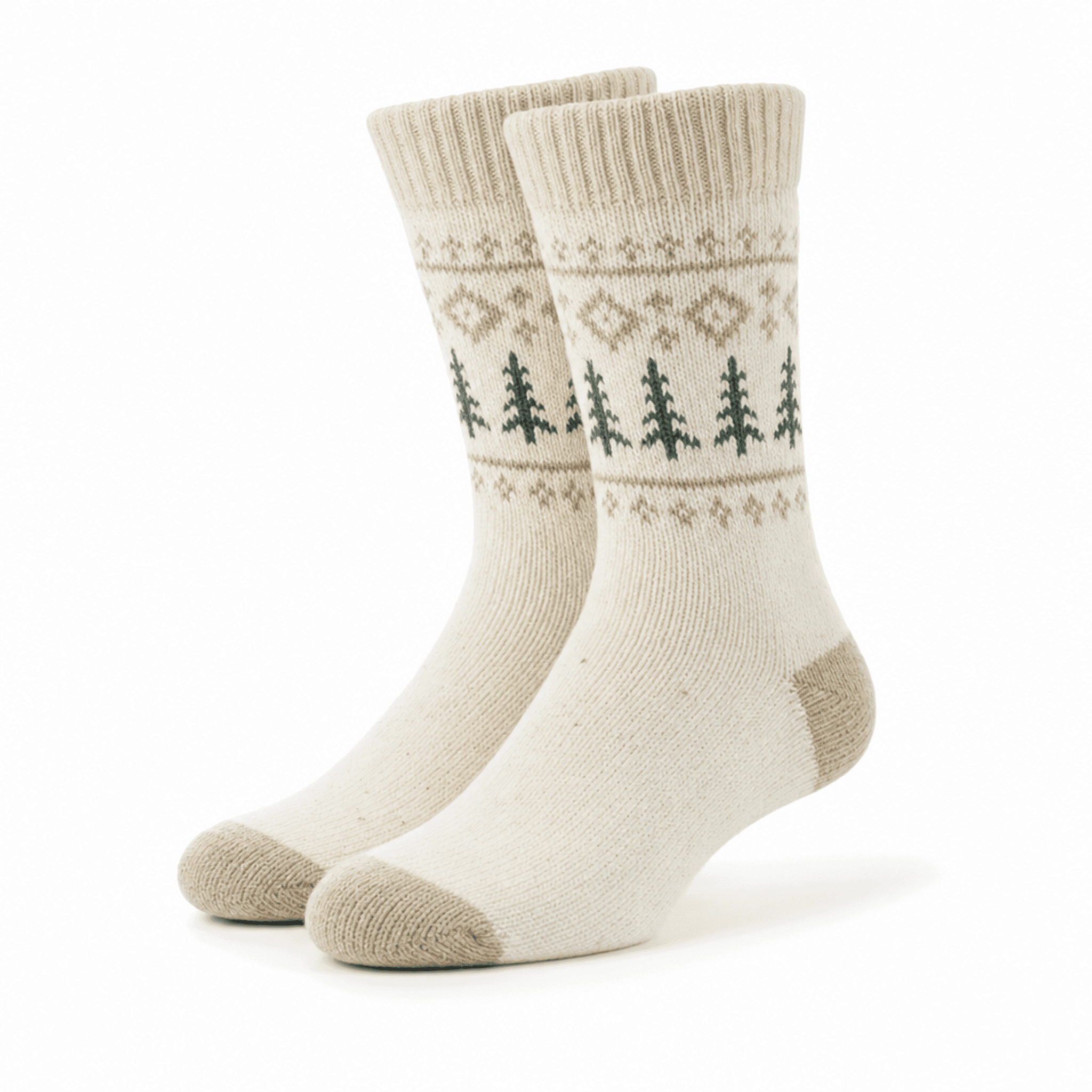 Ivory Winter Wool Socks