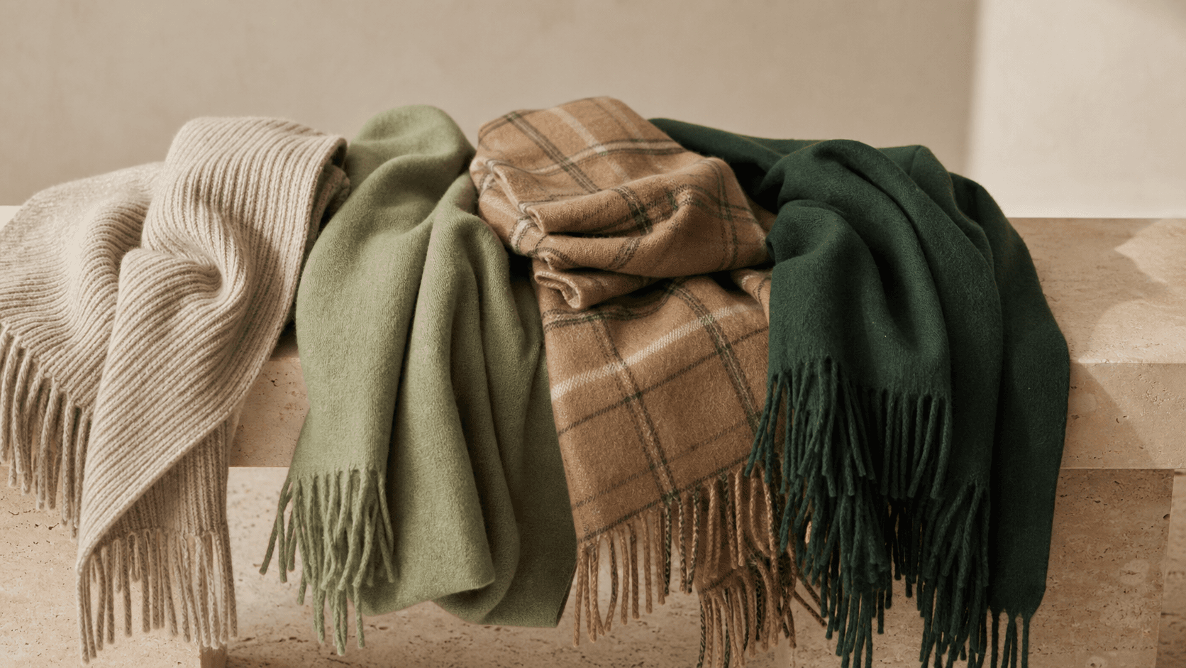 Shop scarves — soft wool scarf collection